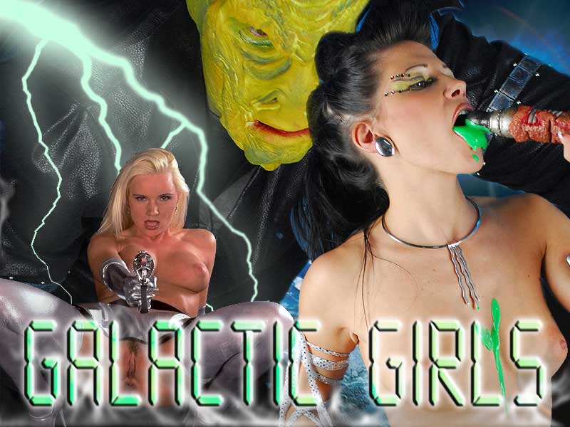 Horny Space Babes Get Alien Cock!